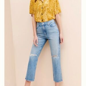 PAIGE Sarah Straight Ankle Jeans